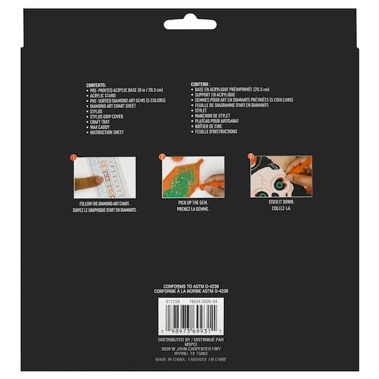 8" Ghost Acrylic Surface Diamond Art Kit with Stand by Make Market®